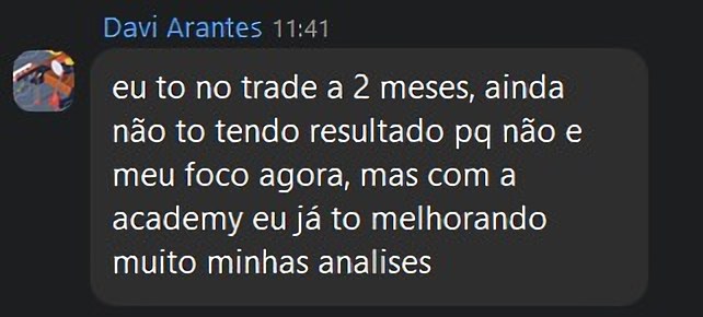 Davi: ainda sem resultado, mas melhorando as análises