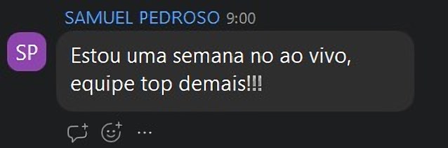 Samuel: uma semana no ao vivo